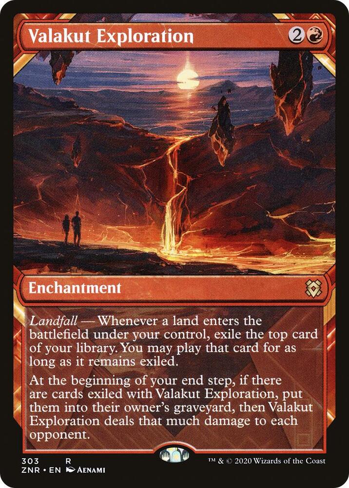 Valakut Exploration (Showcase) [Zendikar Rising] 303