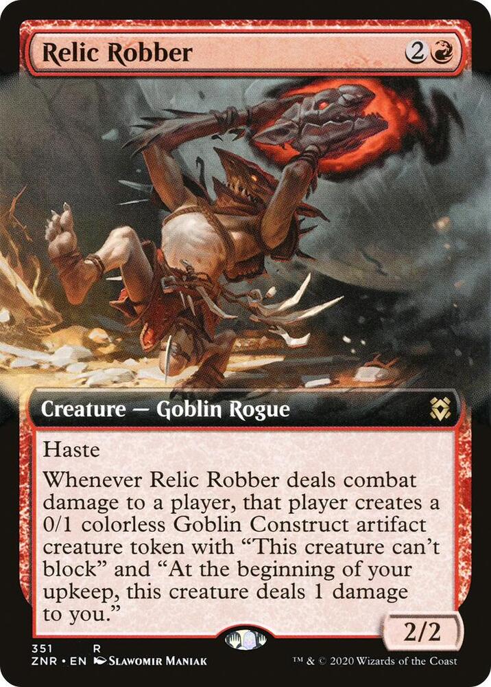 Relic Robber (Extended Art) [Zendikar Rising] 351
