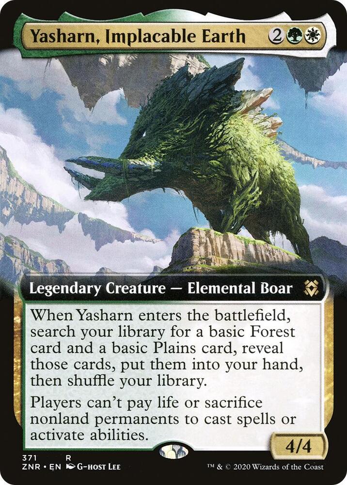 Yasharn, Implacable Earth (Extended Art) [Zendikar Rising] 371