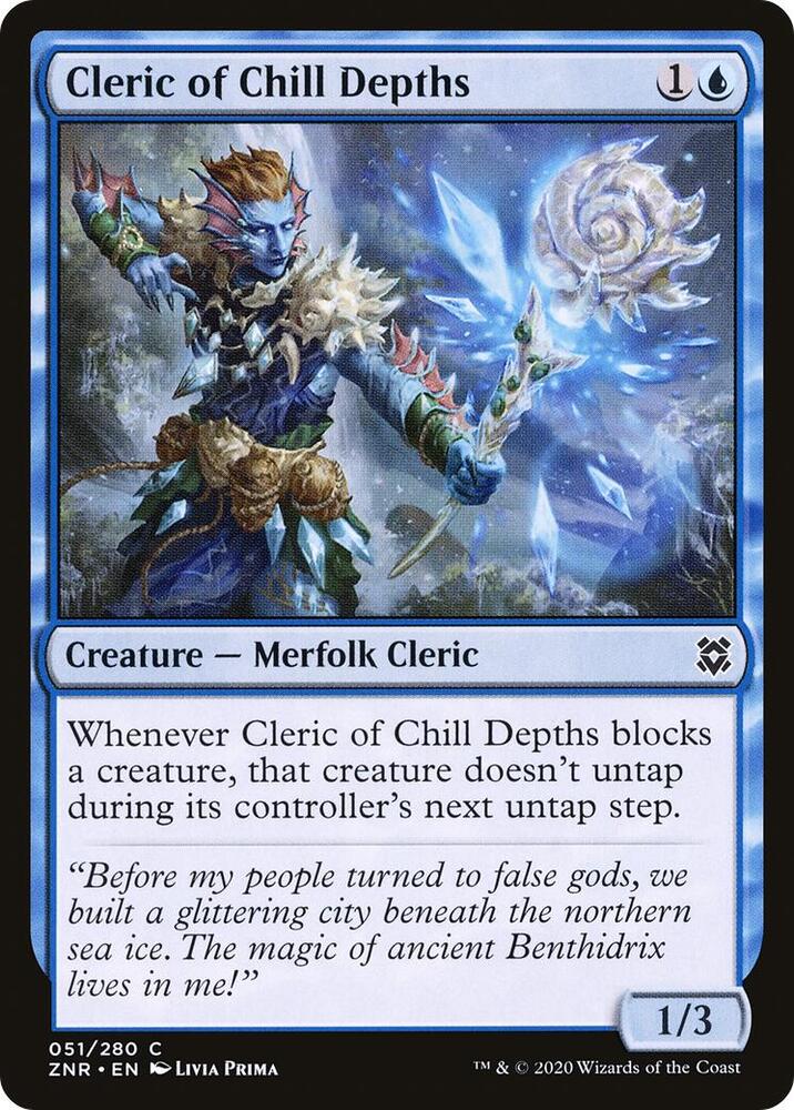Cleric of Chill Depths [Zendikar Rising] 51