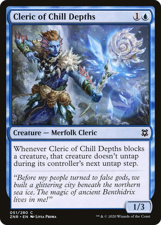 Cleric of Chill Depths [Zendikar Rising] 51