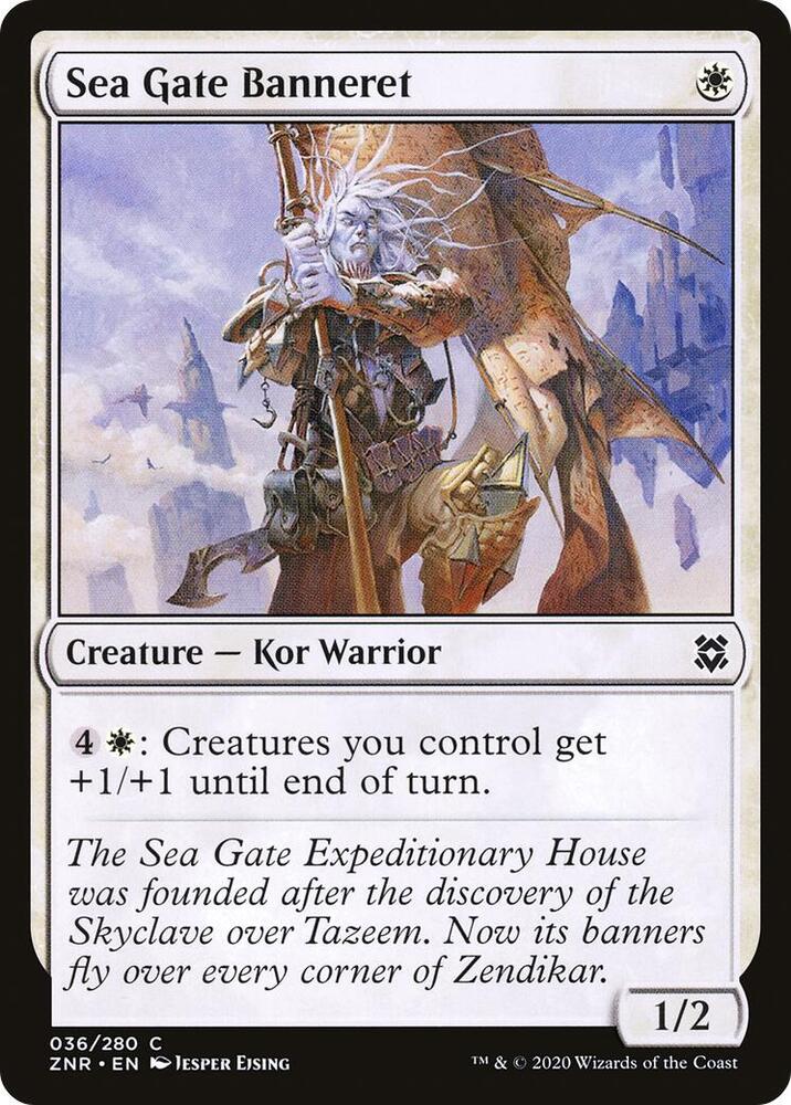 Sea Gate Banneret [Zendikar Rising] 36