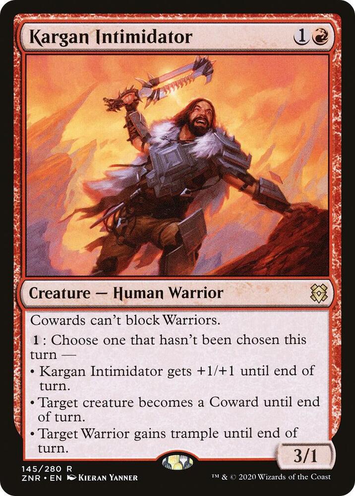 Kargan Intimidator [Zendikar Rising] 145