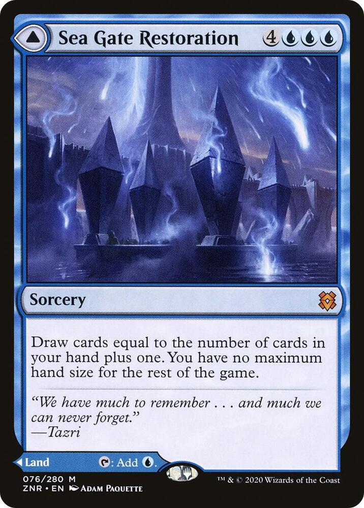 Sea Gate Restoration [Zendikar Rising] 76