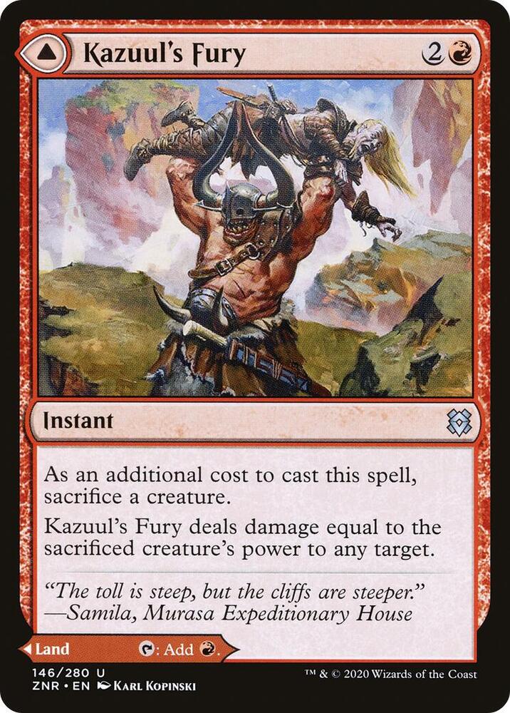 Kazuul's Fury [Zendikar Rising] 146