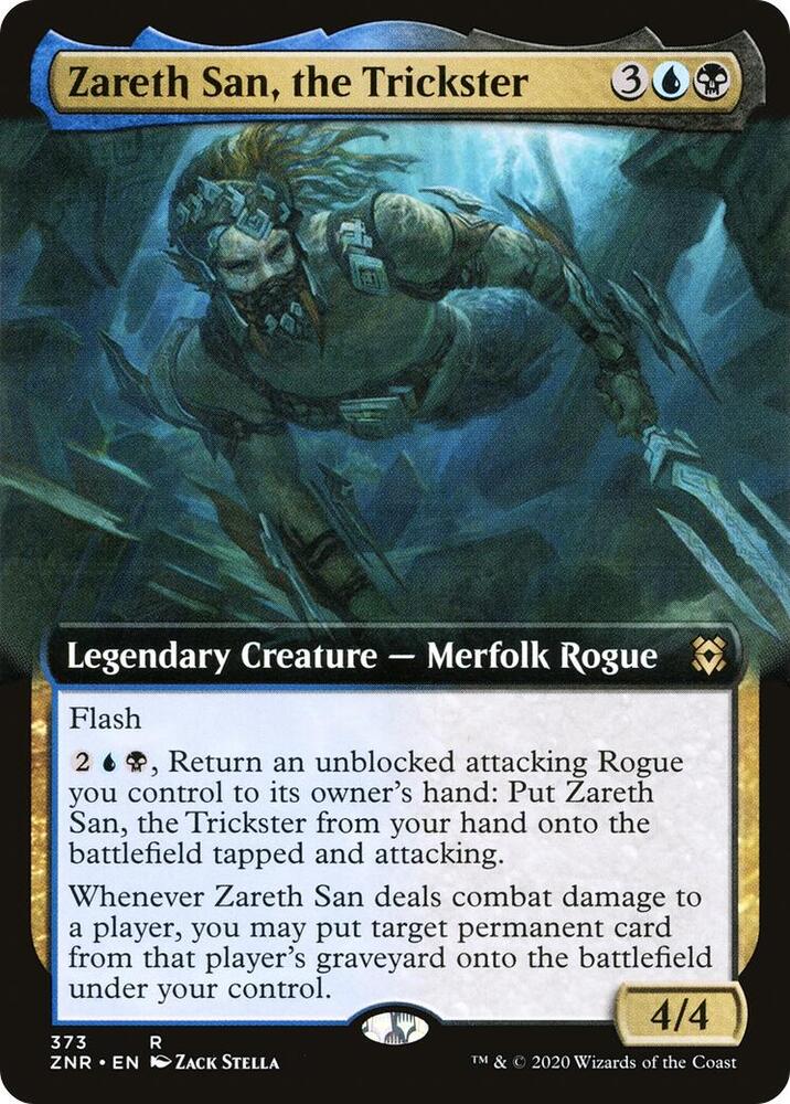 Zareth San, the Trickster (Extended Art) [Zendikar Rising] 373
