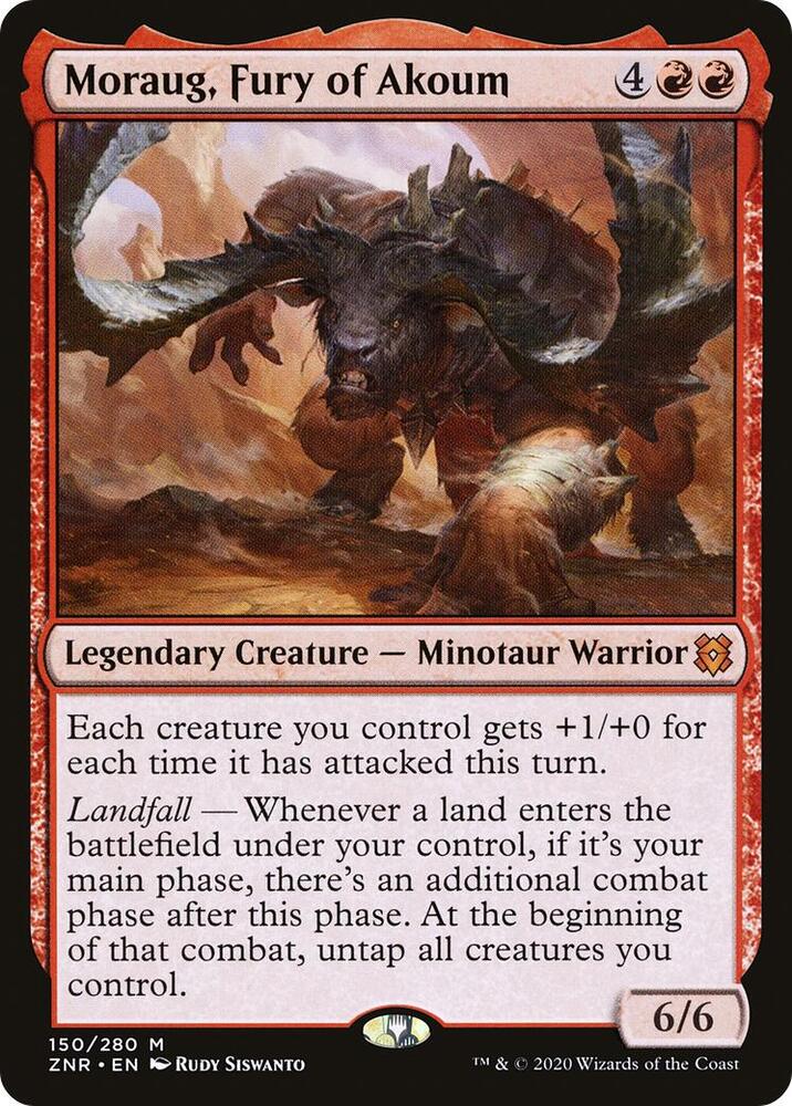 Moraug, Fury of Akoum [Zendikar Rising] 150
