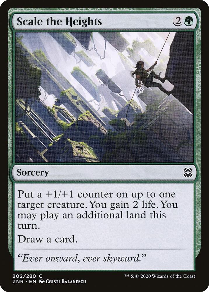 Scale the Heights [Zendikar Rising] 202