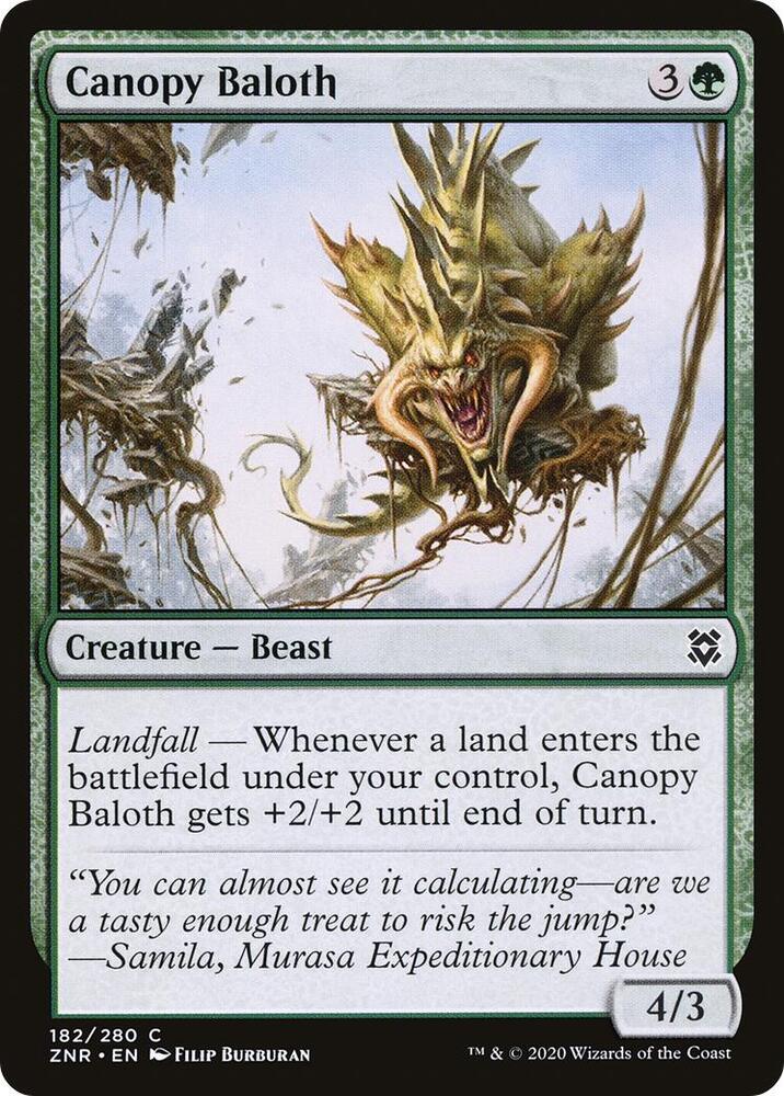 Canopy Baloth [Zendikar Rising] 182