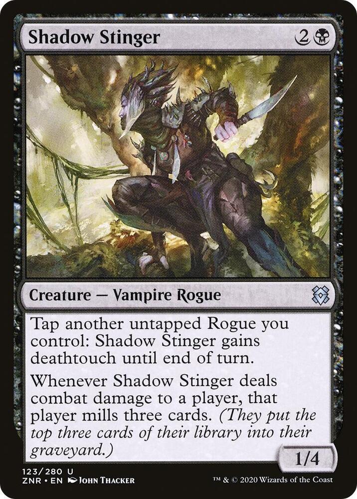Shadow Stinger [Zendikar Rising] 123