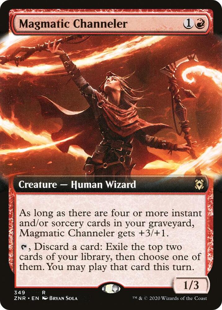 Magmatic Channeler (Extended Art) [Zendikar Rising] 349