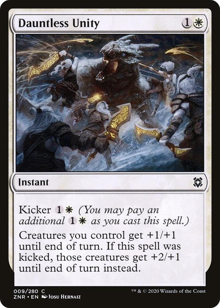 Dauntless Unity [Zendikar Rising] 9
