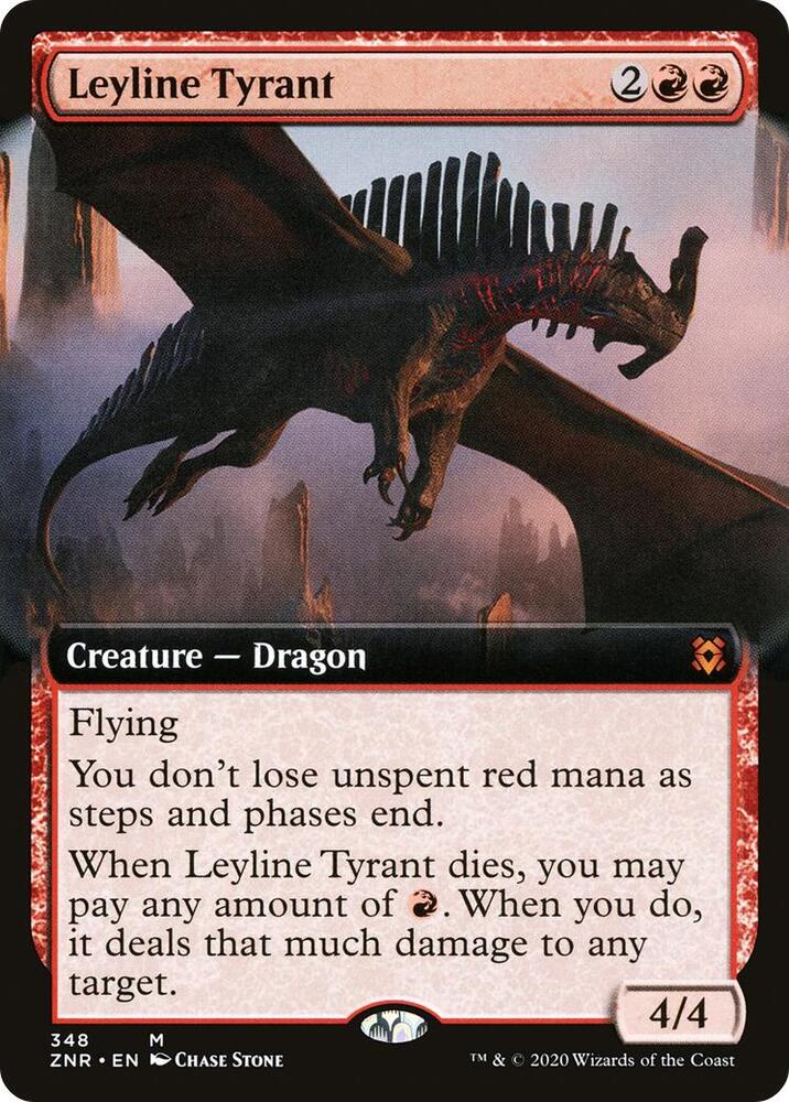 Leyline Tyrant (Extended Art) [Zendikar Rising] 348