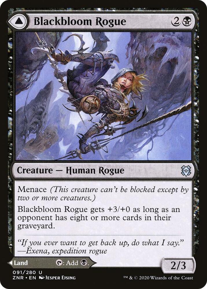 Blackbloom Rogue [Zendikar Rising] 91