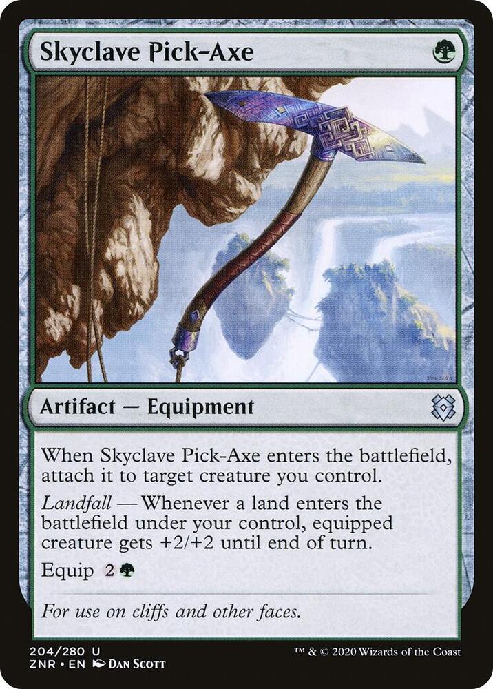 Skyclave Pick-Axe [Zendikar Rising] 204