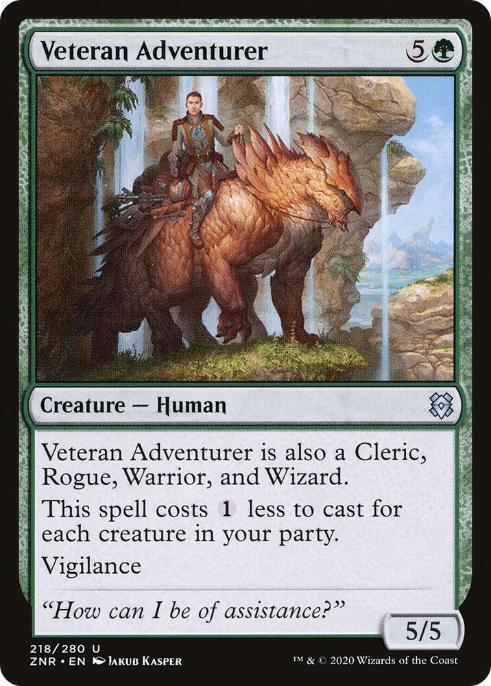 Veteran Adventurer [Zendikar Rising] 218