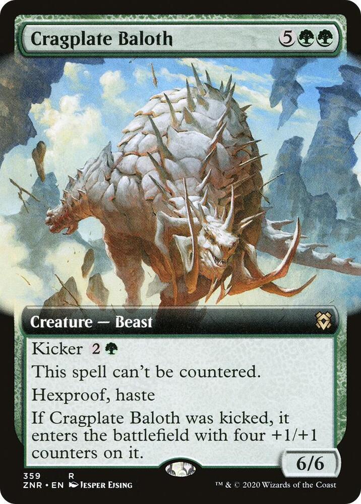 Cragplate Baloth (Extended Art) [Zendikar Rising] 359