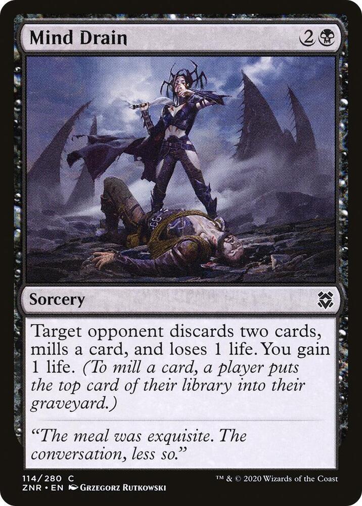Mind Drain [Zendikar Rising] 114