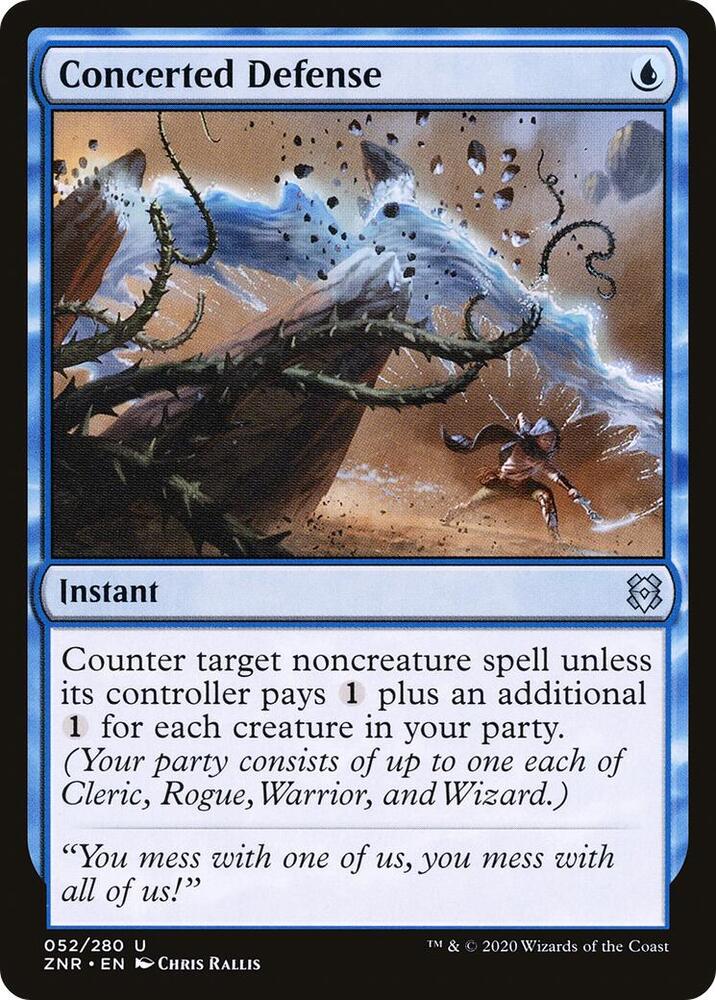 Concerted Defense [Zendikar Rising] 52