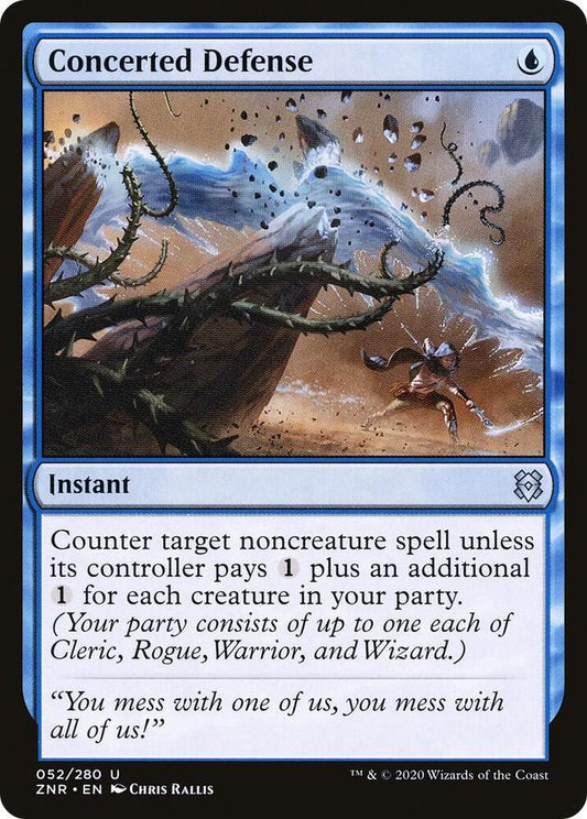 Concerted Defense [Zendikar Rising] 52