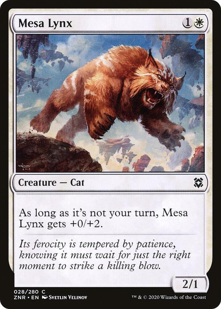 Mesa Lynx [Zendikar Rising] 28