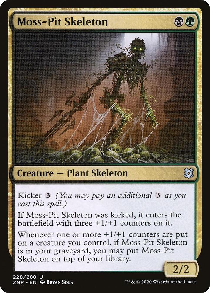 Moss-Pit Skeleton [Zendikar Rising] 228