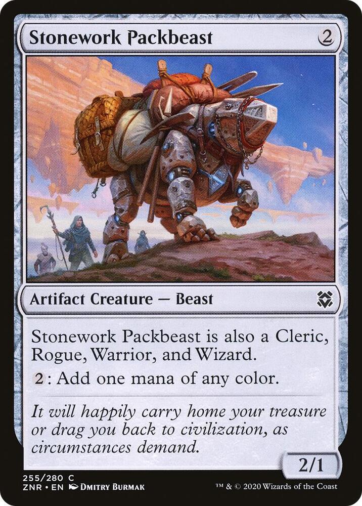 Stonework Packbeast [Zendikar Rising] 255