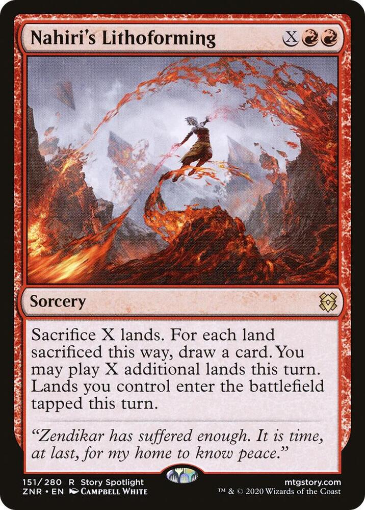 Nahiri's Lithoforming [Zendikar Rising] 151