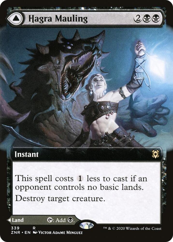 Hagra Mauling (Extended Art) [Zendikar Rising] 339