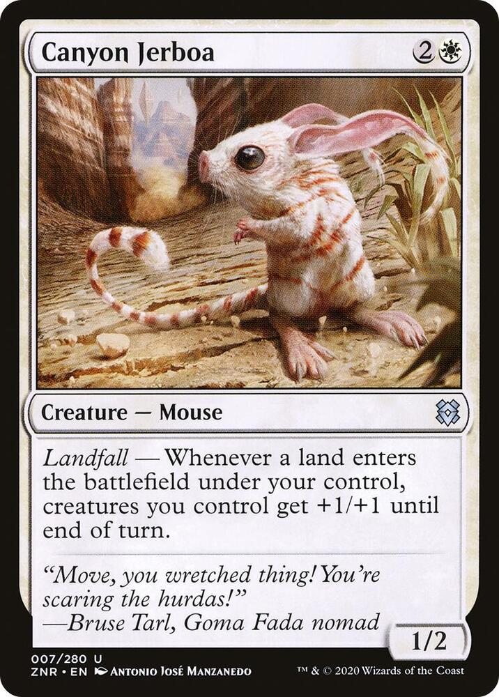 Canyon Jerboa [Zendikar Rising] 7