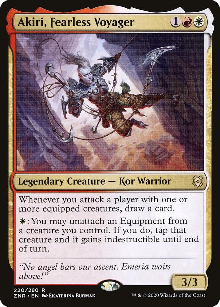 Akiri, Fearless Voyager [Zendikar Rising] 220