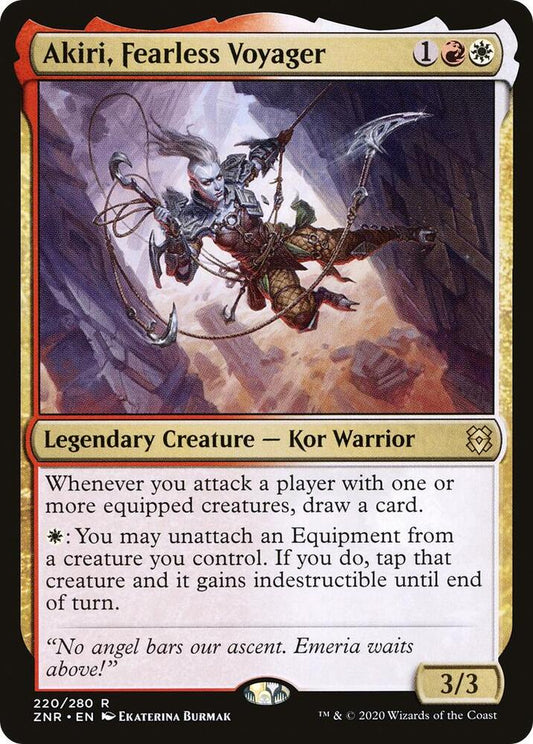 Akiri, Fearless Voyager [Zendikar Rising] 220