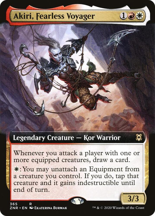 Akiri, Fearless Voyager (Extended Art) [Zendikar Rising] 365