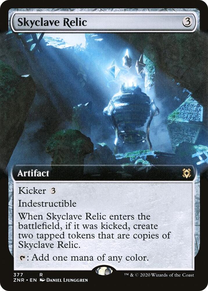 Skyclave Relic (Extended Art) [Zendikar Rising] 377