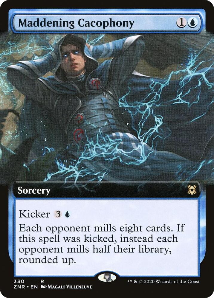 Maddening Cacophony (Extended Art) [Zendikar Rising] 330