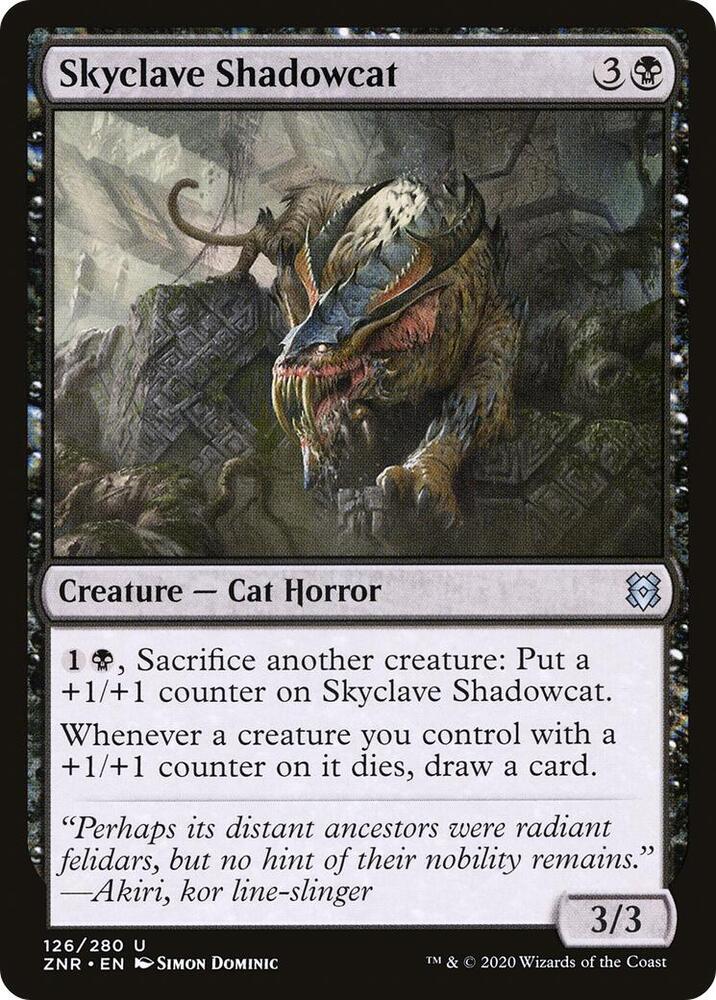 Skyclave Shadowcat [Zendikar Rising] 126