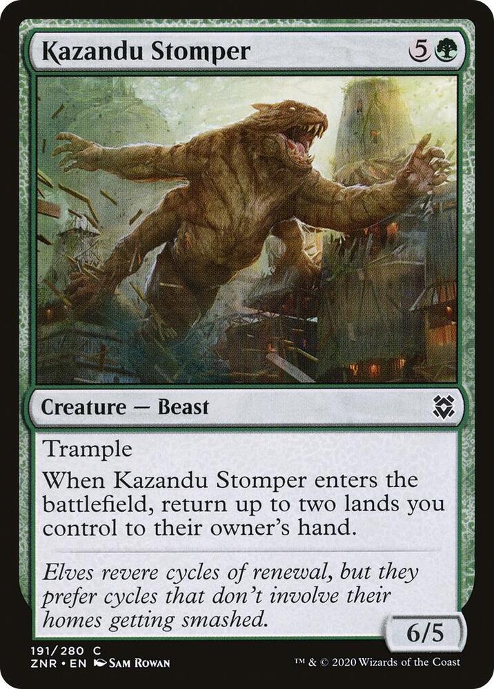 Kazandu Stomper [Zendikar Rising] 191