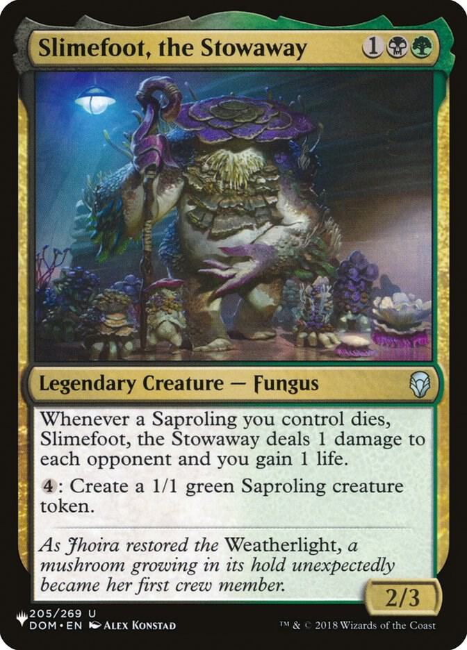 Slimefoot, the Stowaway [The List Reprints] 205/269