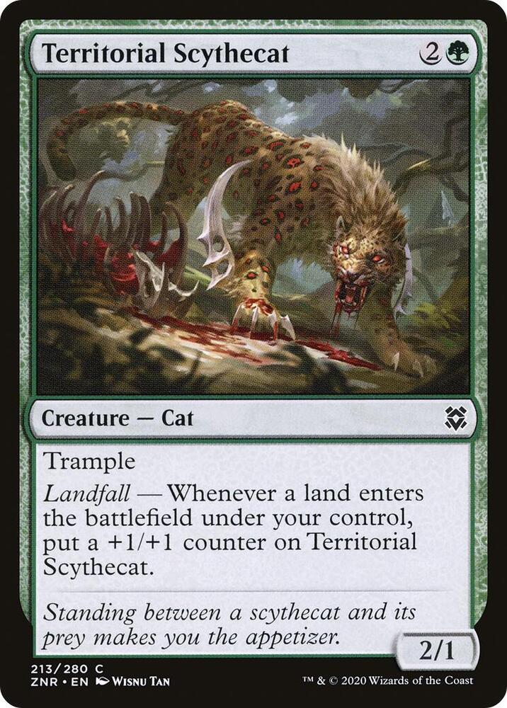 Territorial Scythecat [Zendikar Rising] 213