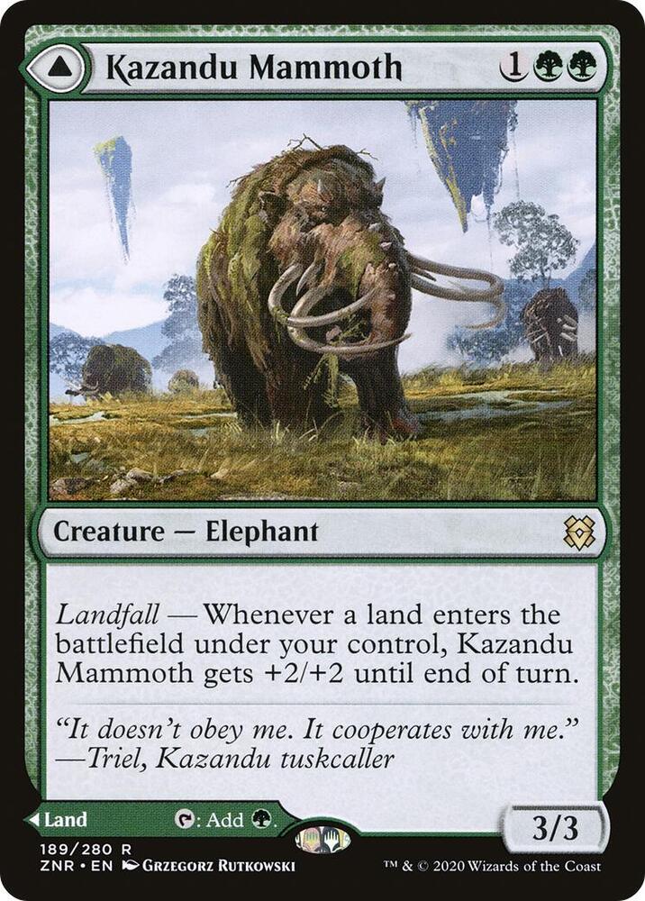 Kazandu Mammoth [Zendikar Rising] 189