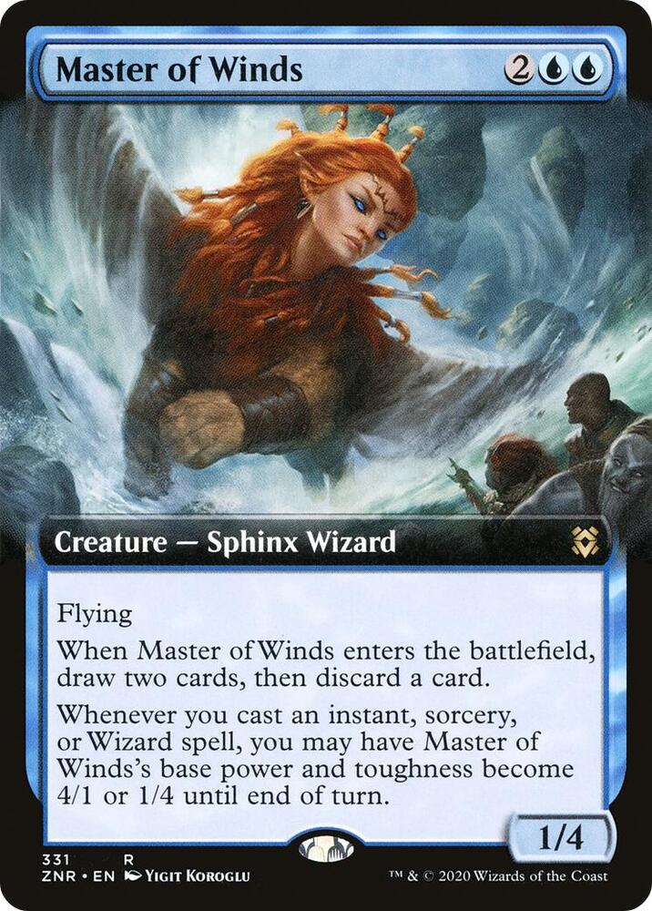 Master of Winds (Extended Art) [Zendikar Rising] 331