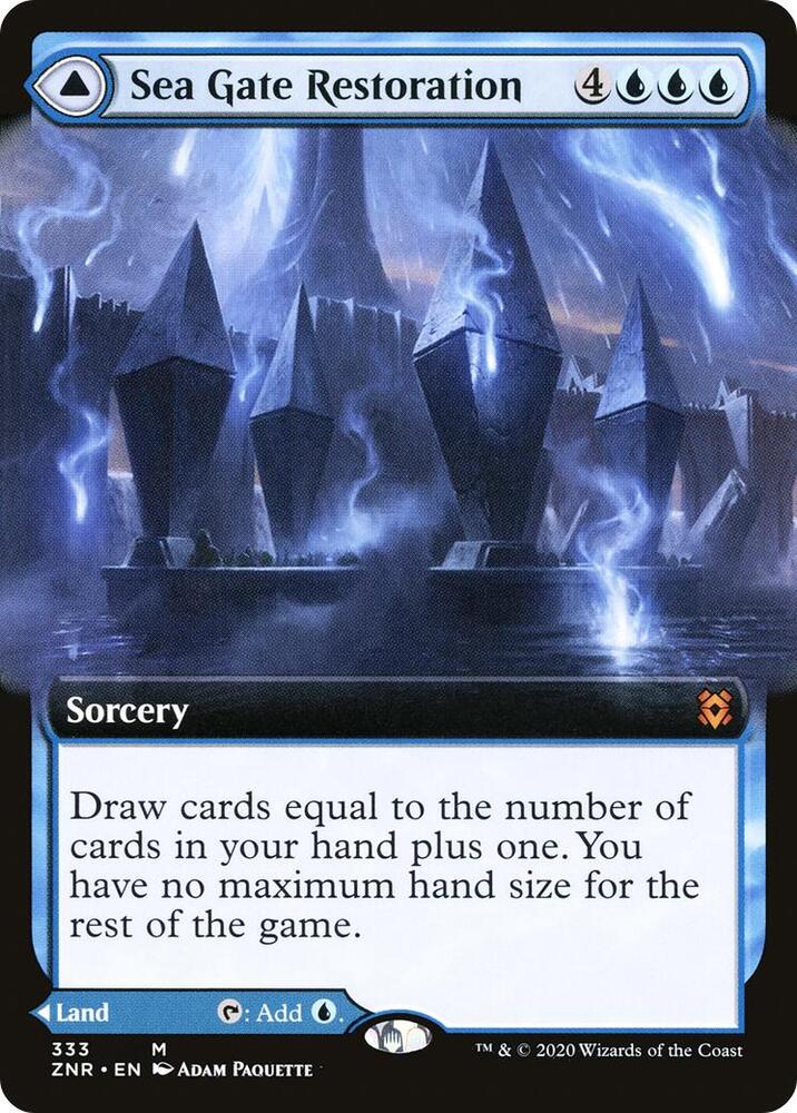 Sea Gate Restoration (Extended Art) [Zendikar Rising] 333