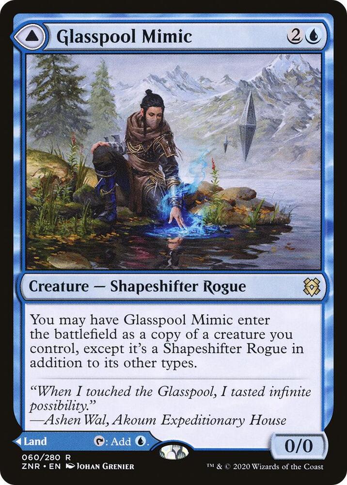 Glasspool Mimic [Zendikar Rising] 60