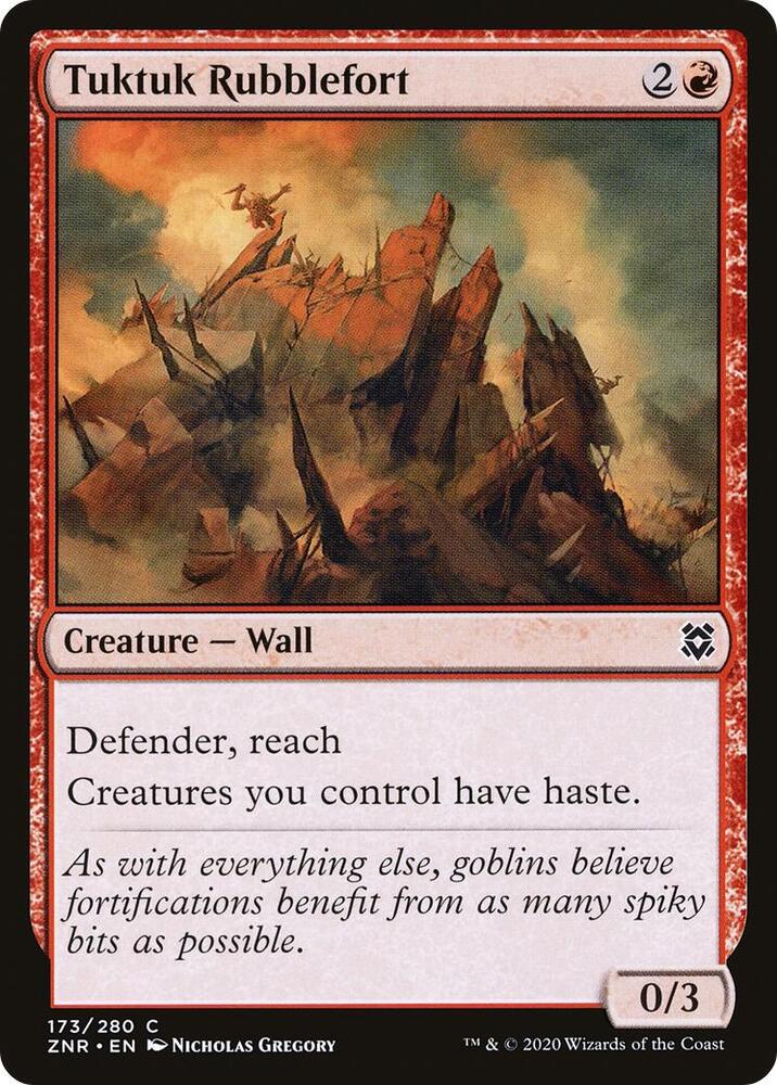 Tuktuk Rubblefort [Zendikar Rising] 173