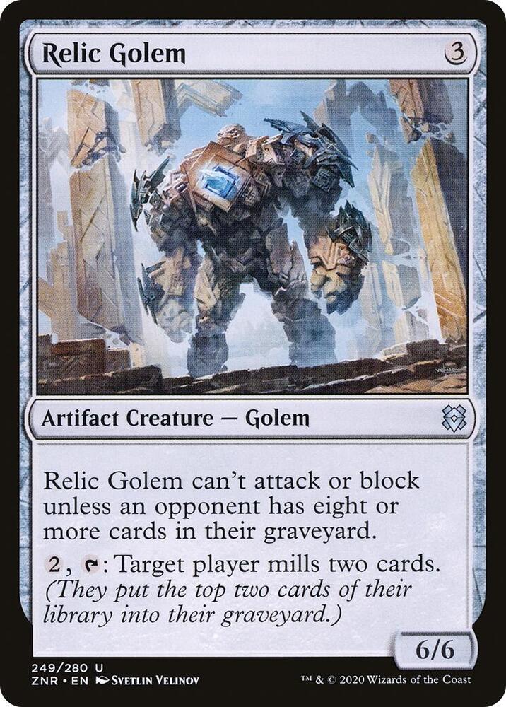 Relic Golem [Zendikar Rising] 249