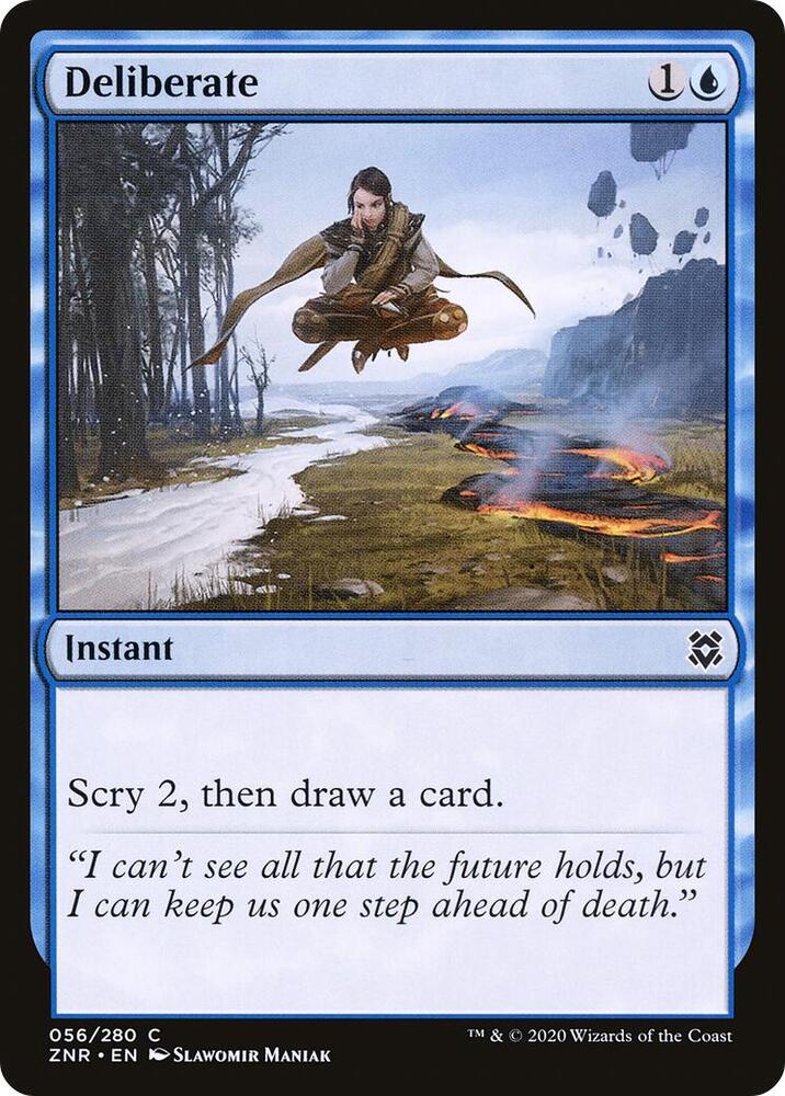 Deliberate [Zendikar Rising] 56