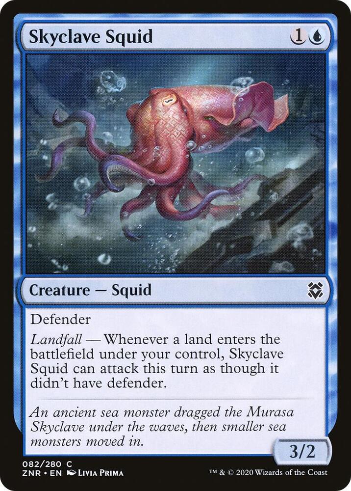 Skyclave Squid [Zendikar Rising] 82