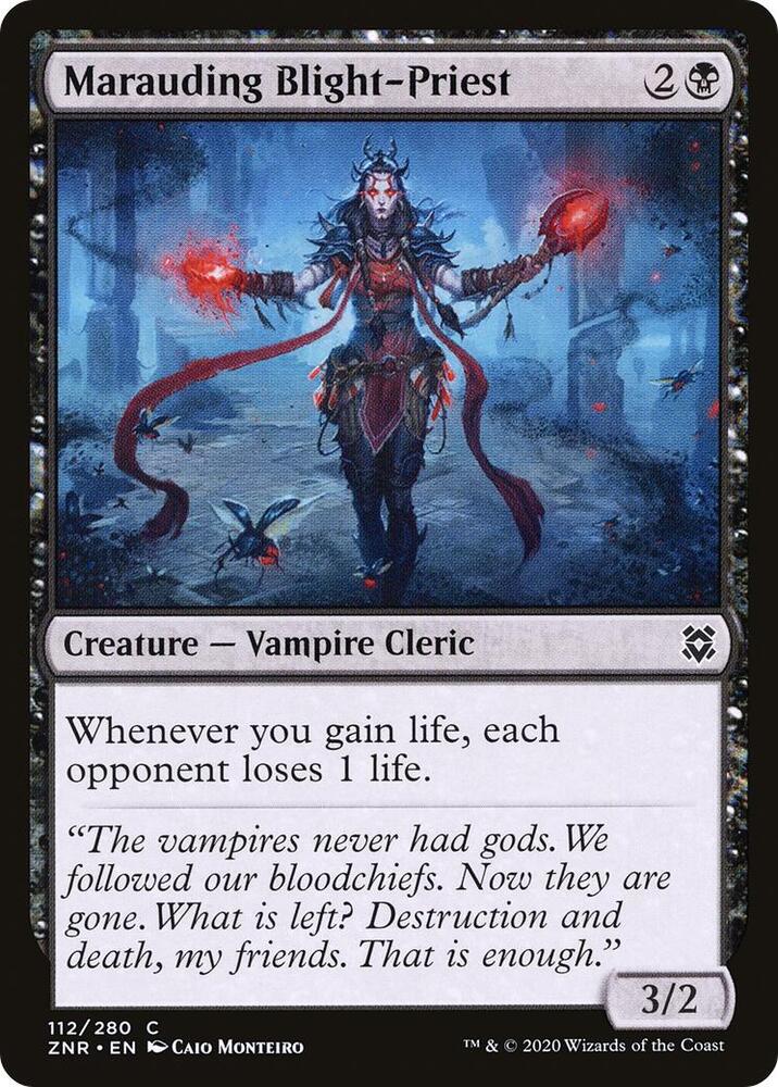 Marauding Blight-Priest [Zendikar Rising] 112