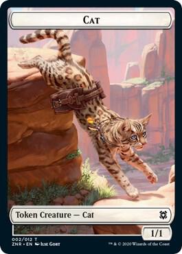 Cat Token [Zendikar Rising] 2