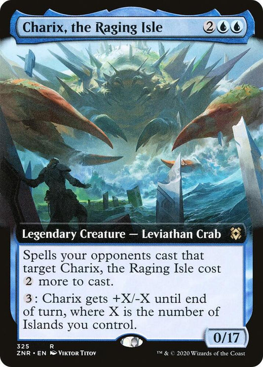 Charix, the Raging Isle (Extended Art) [Zendikar Rising] 325